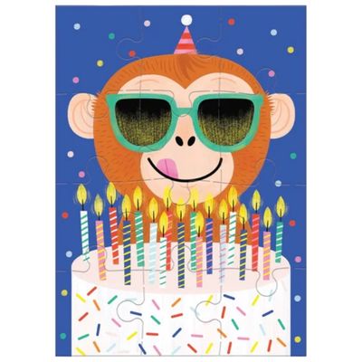 CB Monkey Cake Greeting Card Puzzle