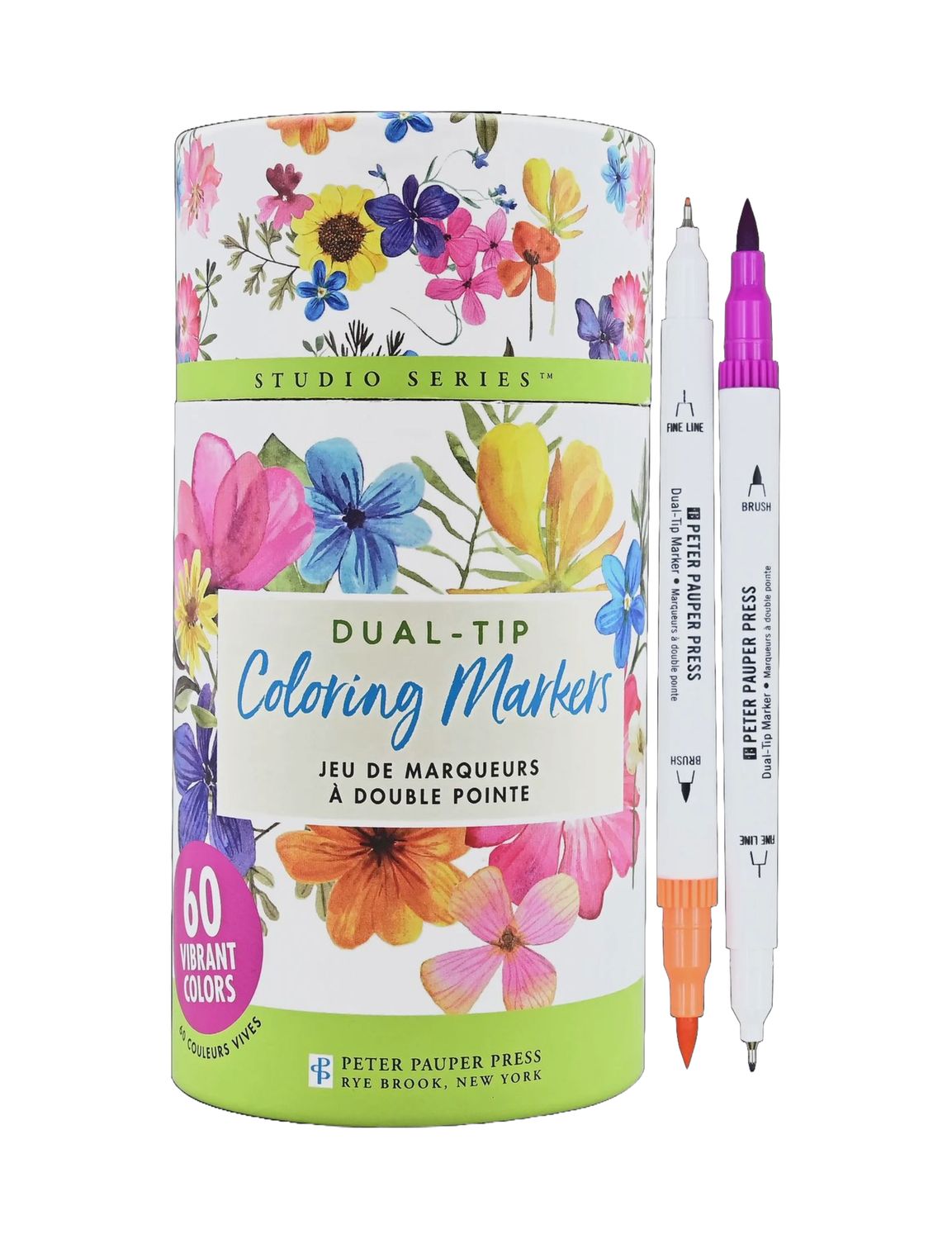 PP Studio Series Dual Tip Markers S/60