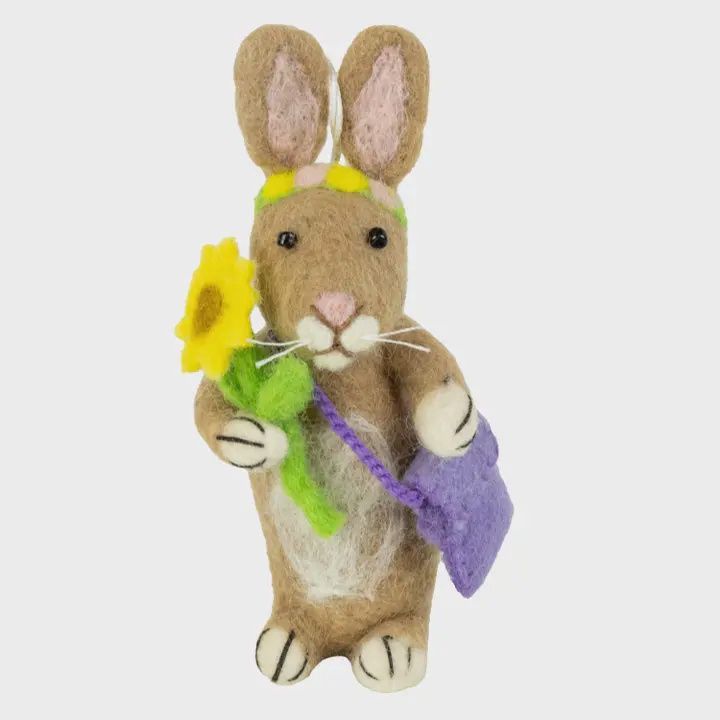 DH Foraging Bunny Ornament
