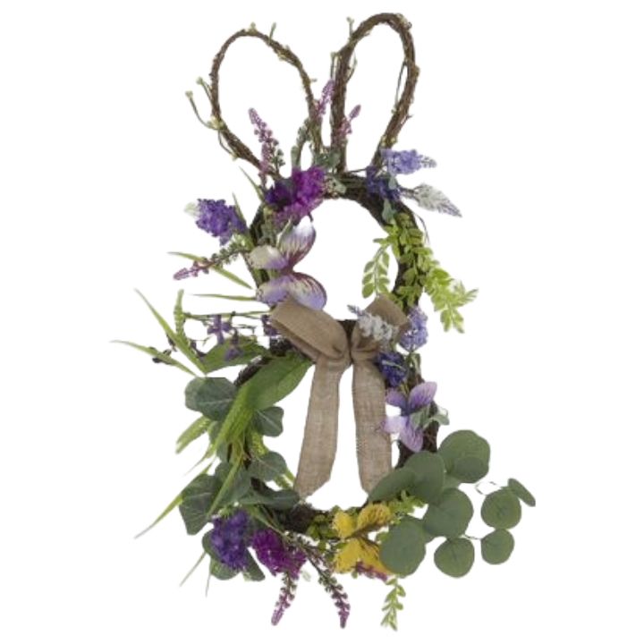 BI Bunny Rabbit Wreath
