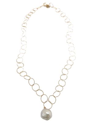 ID Elsa Short Gold &amp; Pearl Necklace