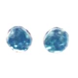 ABW Blue Enamel Stud Earring