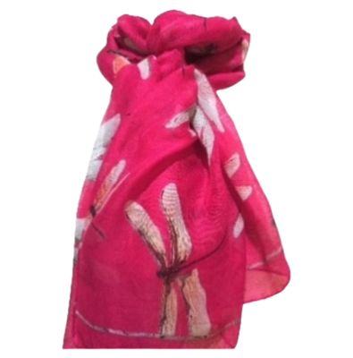 ABW Hot Pink Dragonfly Scarf
