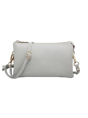 JEN Grey Compartment Crossbody/Wristlet
