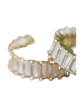 GJ Chara Gold Hoop Earring