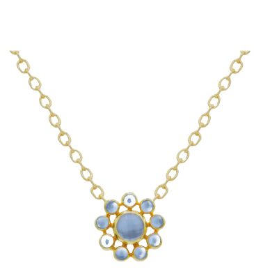 MAM Tanzanite Daisy Flower Necklace