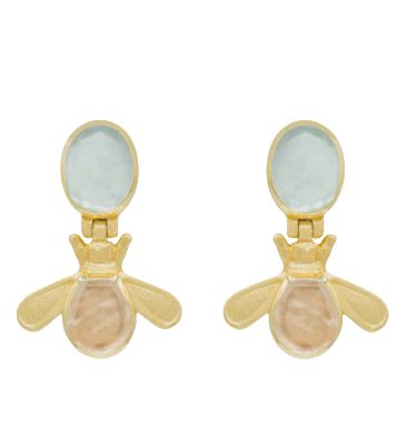 MAM  Aqua/Morganite Belle Earrings