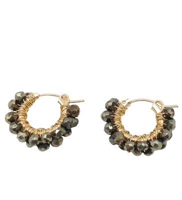 ID Diddi Black Hoop Earring