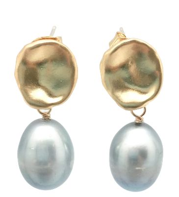 ID Grey Pearl Molly Earring