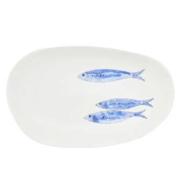 BA Ceramic Fish Plate