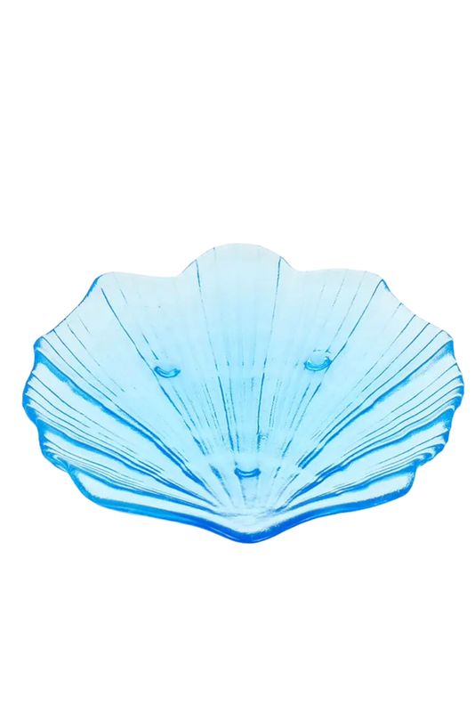 BA Glass Seashell Plate