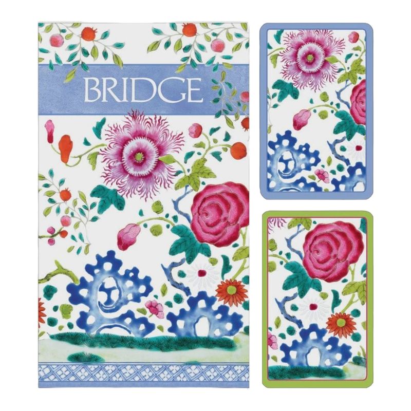 CA Floral Porcelain Large Type Bridge Gift Set