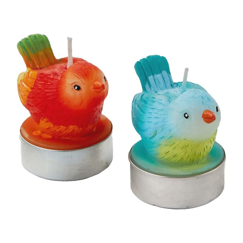 TA Spring  Bird Candle S/2