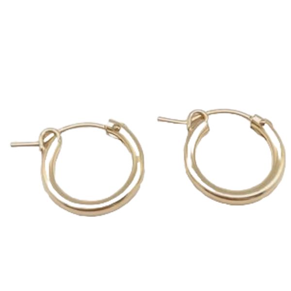 ID Nina Gold Small Hoop Earring