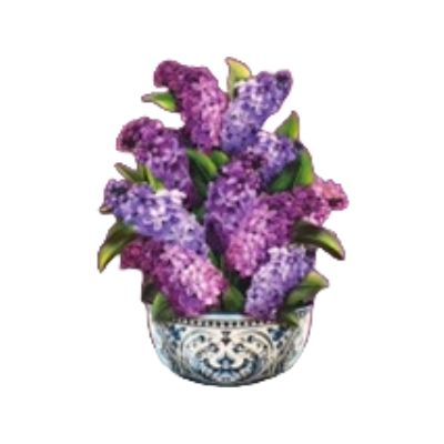 FP Garden Lilacs Bouquet Greeting Card