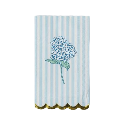 8O Hydrangea Stem Paper Guest Towel