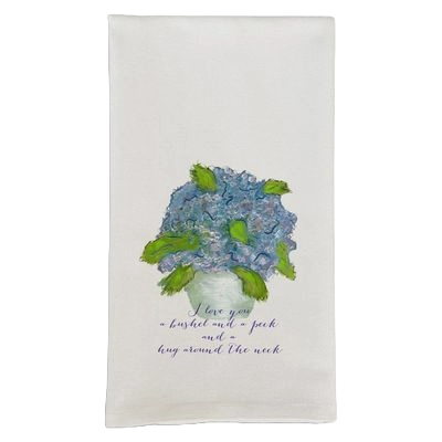 FG Hydrangea Dishtowel