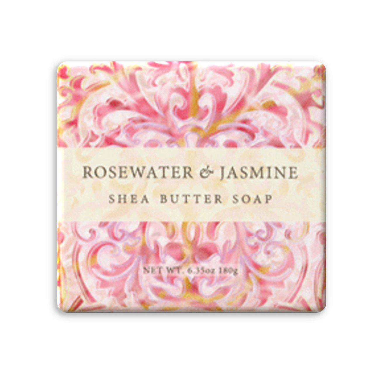 GB Rosewater &amp; Jasmine 6 oz. Shea Butter Soap