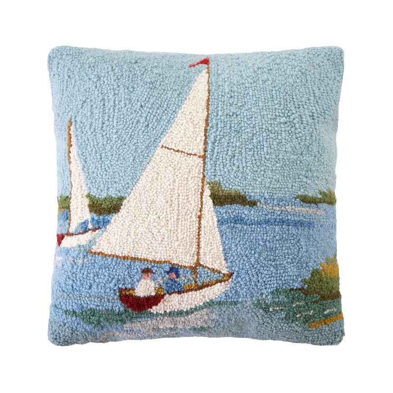 PH Sailboats Hook Pillow