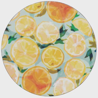 RF Lemon Slices Round Coaster