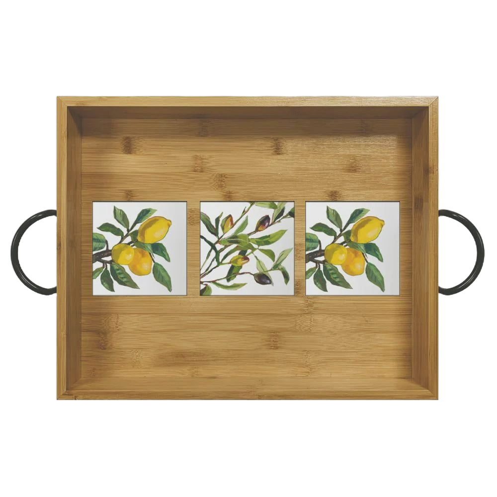 PPD Lemon/Olive Muse Bamboo Tray