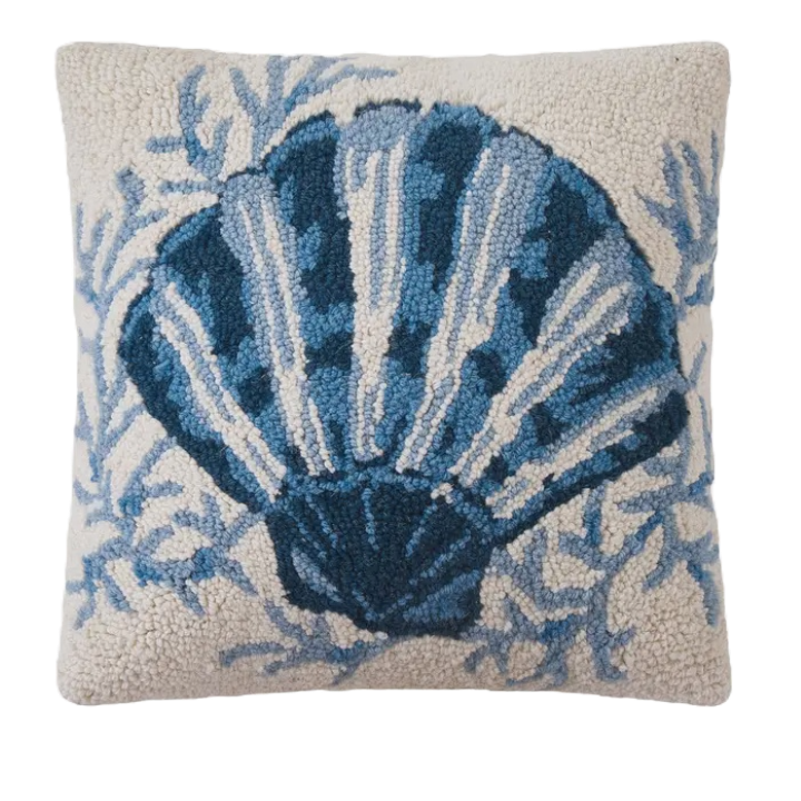 PH Scalloped Shell Hook Pillow