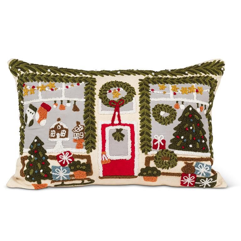 AB Gift Shop Storefront Pillow