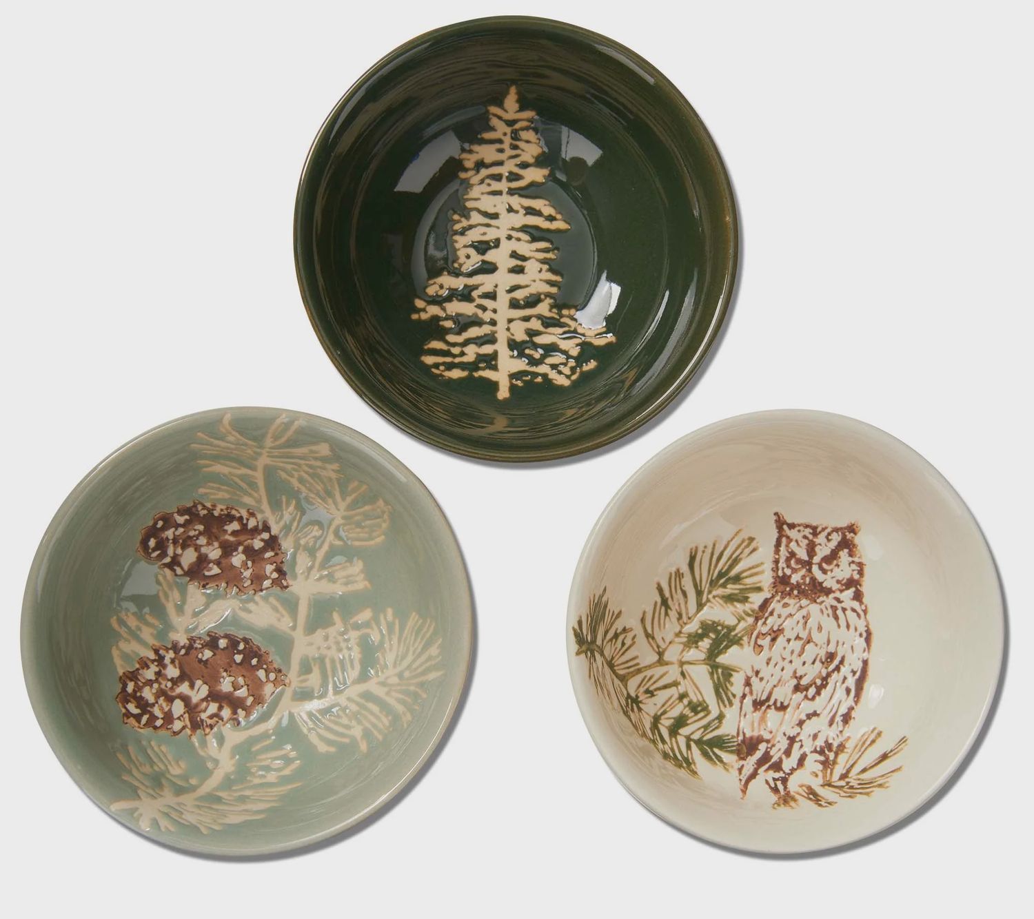 TA Wilde Pine Dip Bowl Asstd