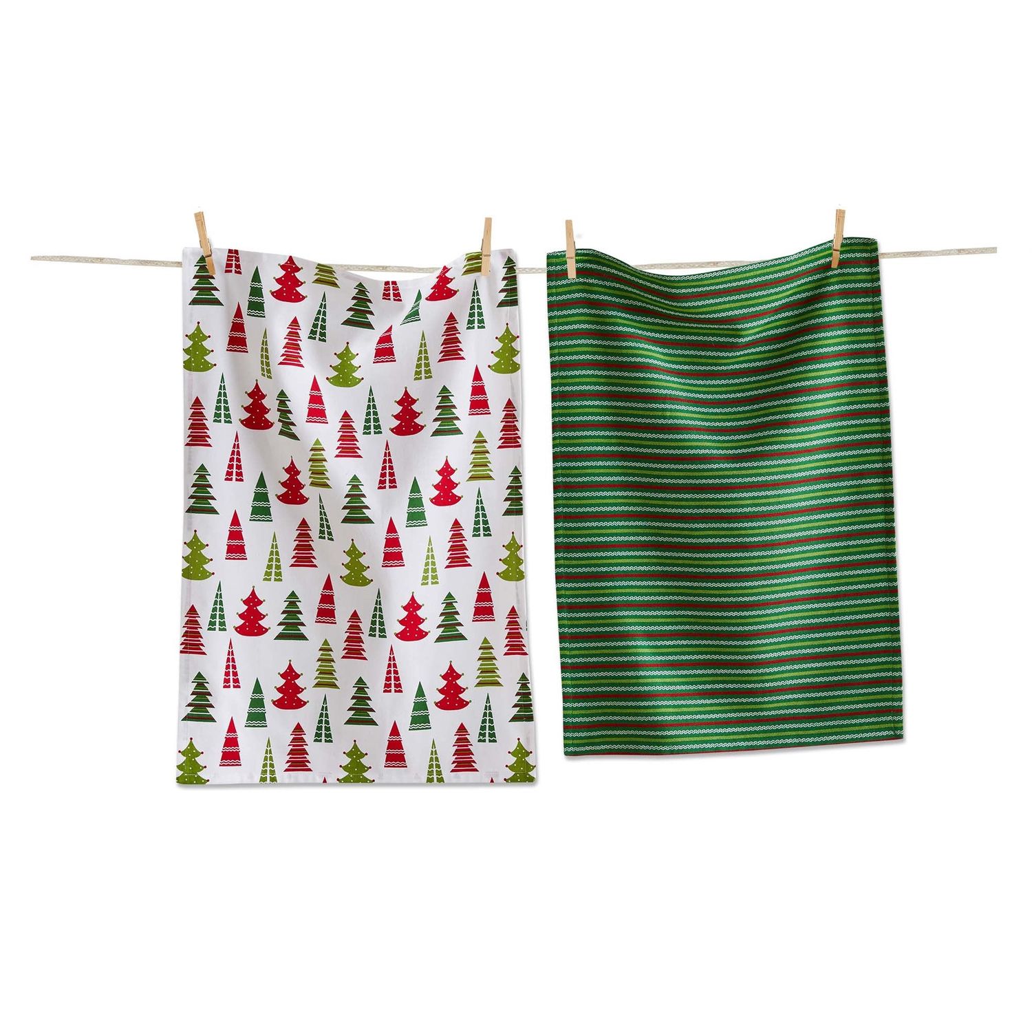 TA Cheerful Tree Dishtowel
