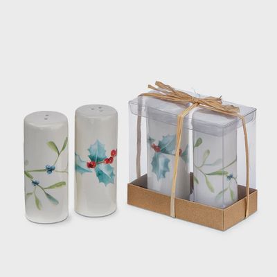 TA Winter Sprig Salt &amp; Pepper S/2