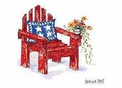 OH Red Chair Boxed Notecards