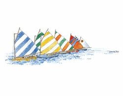 OH Sailboats Boxed Note Cards
