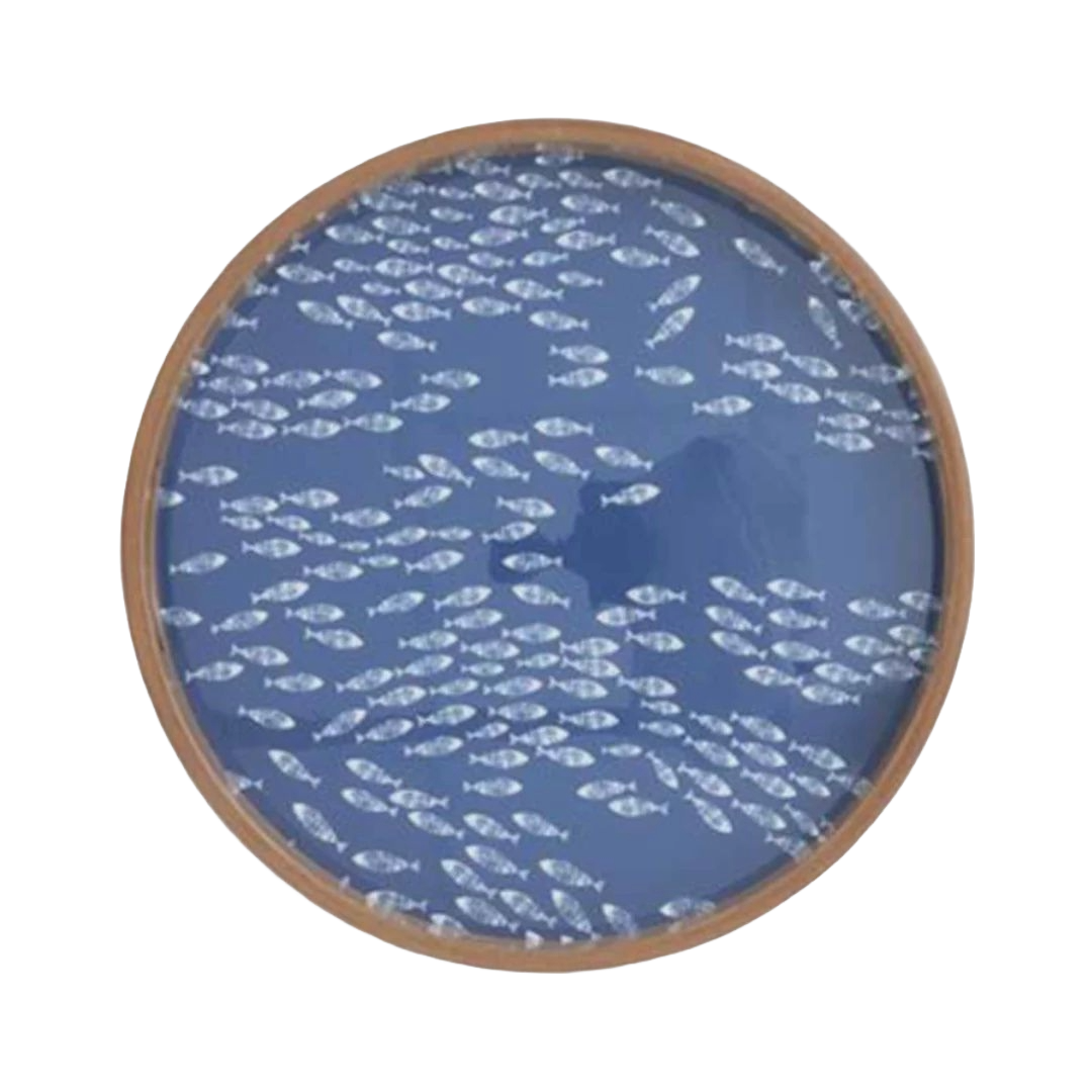 BA School of Fish Large Wooden Tray