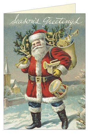 CAV Season&#39;s Greeting Santa Holiday Card