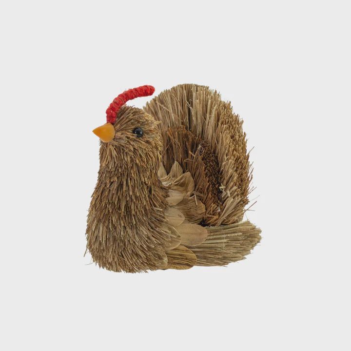 BI Mini Natural Turkey Ornament