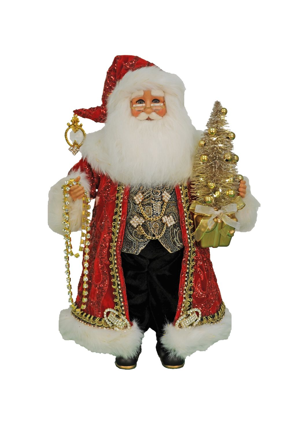 KDO Lighted Traditional Elegrance Santa