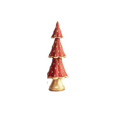 DG Red/Citron 17&quot; Starlight Neo Cone Tree