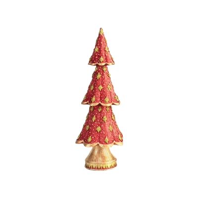 DG Red/Citron 13&quot; Starlight Neo Cone Tree