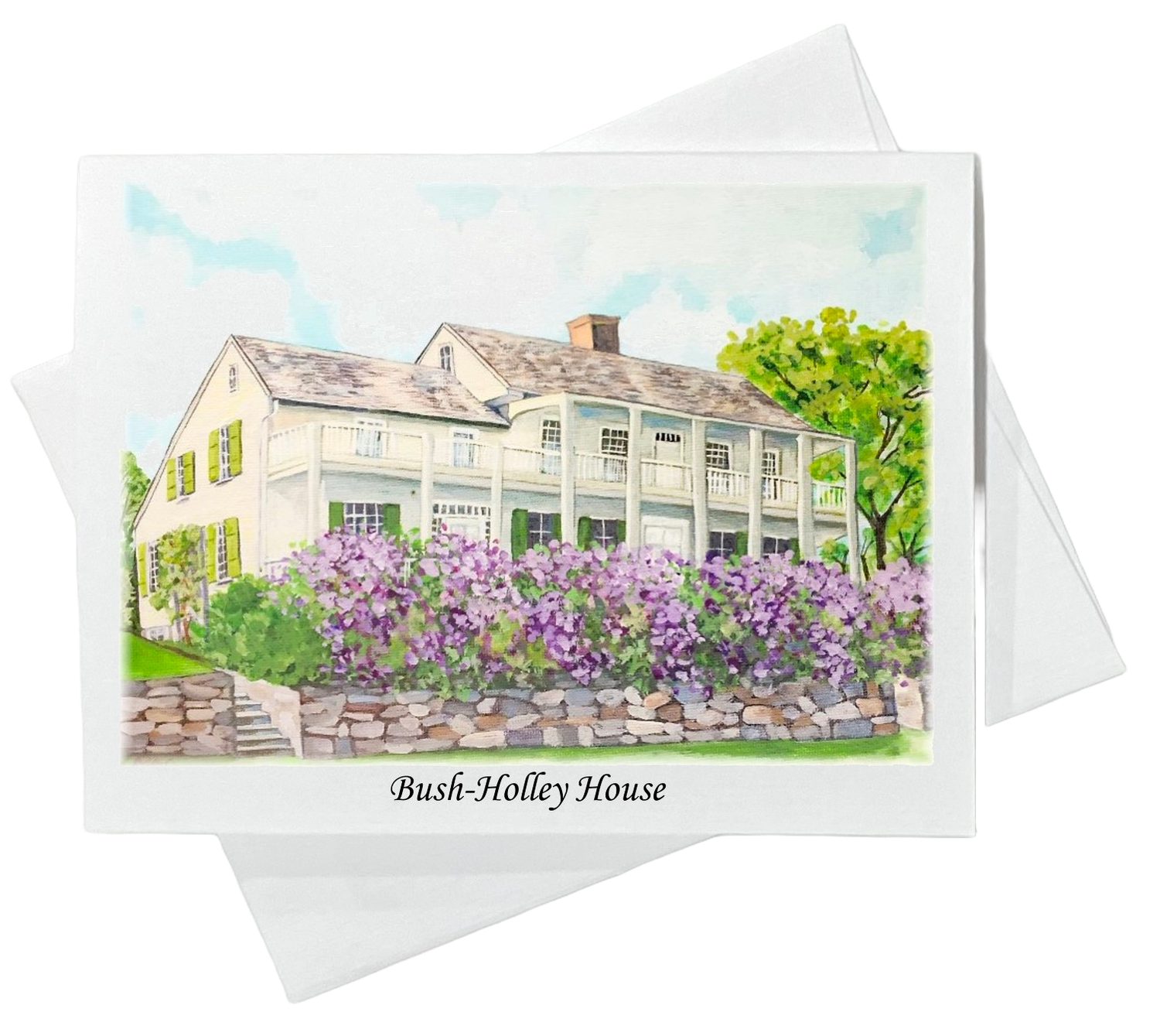 PC Bush Holley Notecards S/8