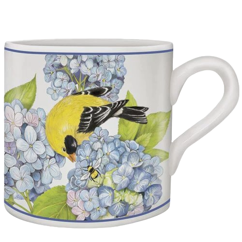 MLT Hydrangea Finch Mug