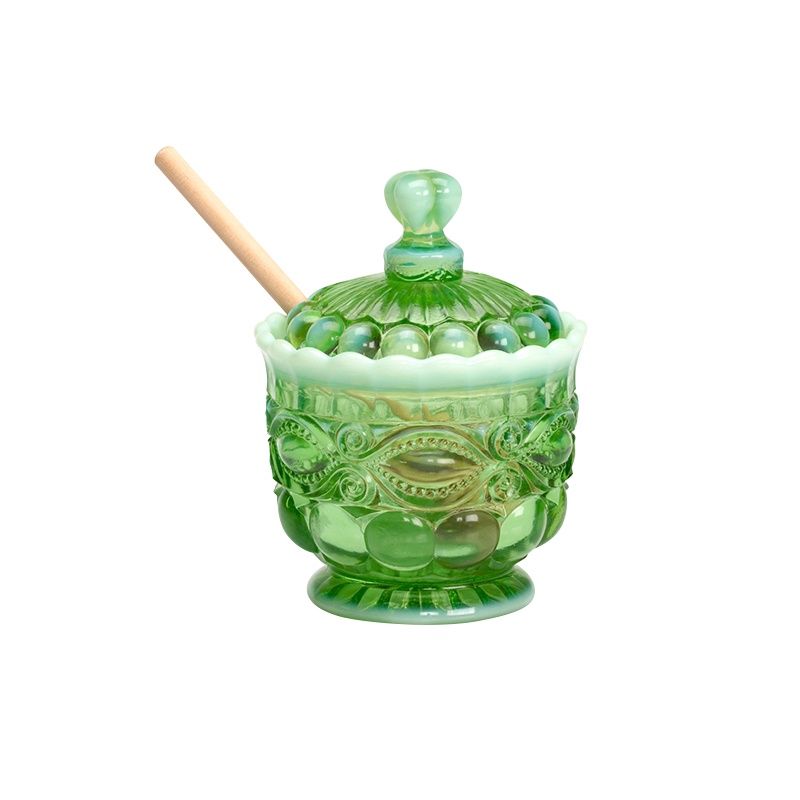 MOG Green Opal Honey Jar