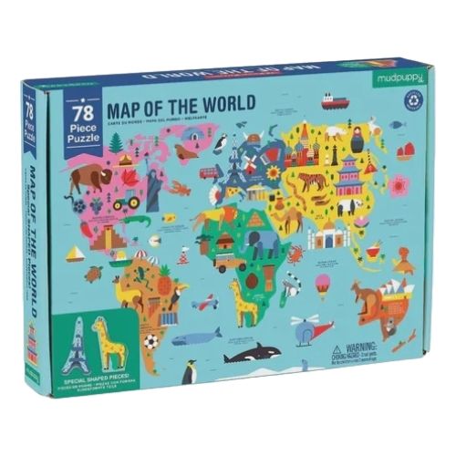 CB Map of the World Geography Puzzle