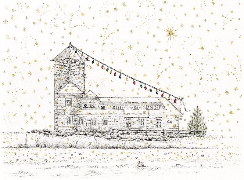 GBA Chimes Building Boxed Note Cards