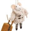 ADV Mouse with Luggage Ornament