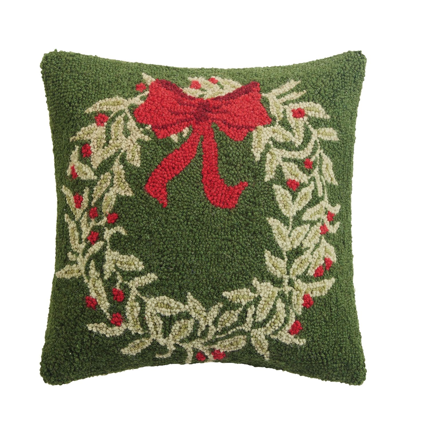 PH Holiday Wreath Hook Pillow
