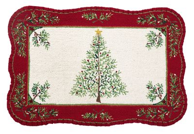 PH Holiday Pine Hook Rug