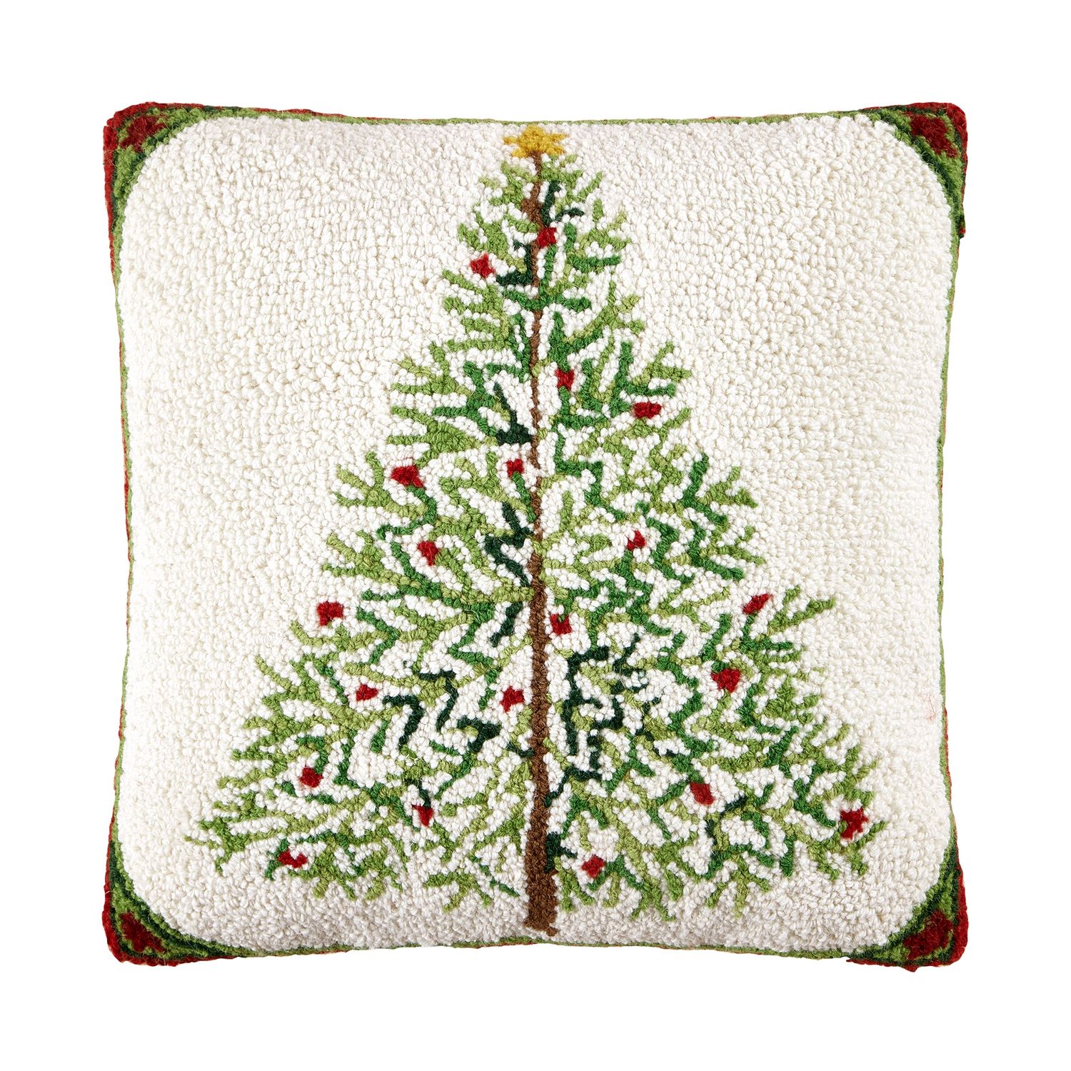 PH Holiday Pine Hook Pillow