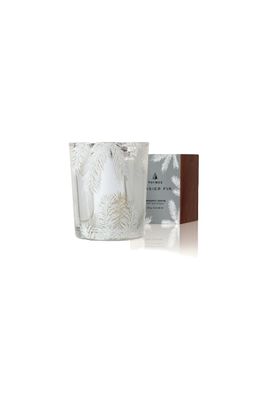 TH Frasier Fir White Statement Votive, Boxed