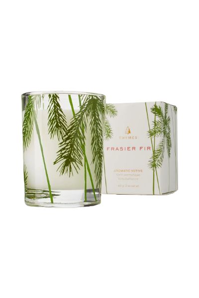 TH Frasier Fir Votive Candle Pine Needle