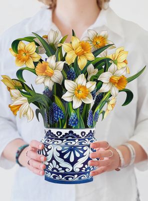 FP Daffodils Flower Bouquet Greeting Card